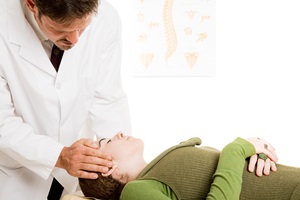 Chiropractor - Gentle Neck Adjustment